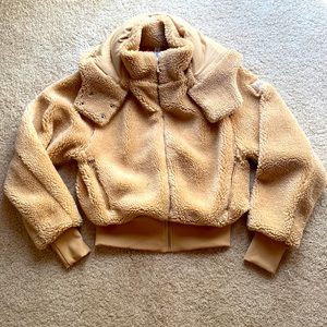 alo Camel Foxy Sherpa Jacket Size Small
